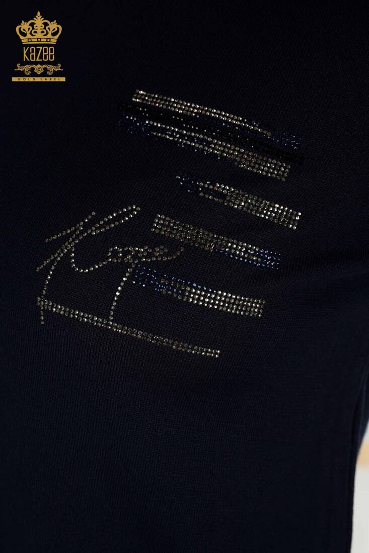 Женский трикотаж Stoned American Model Navy Blue - 30491 | КАZEЕ