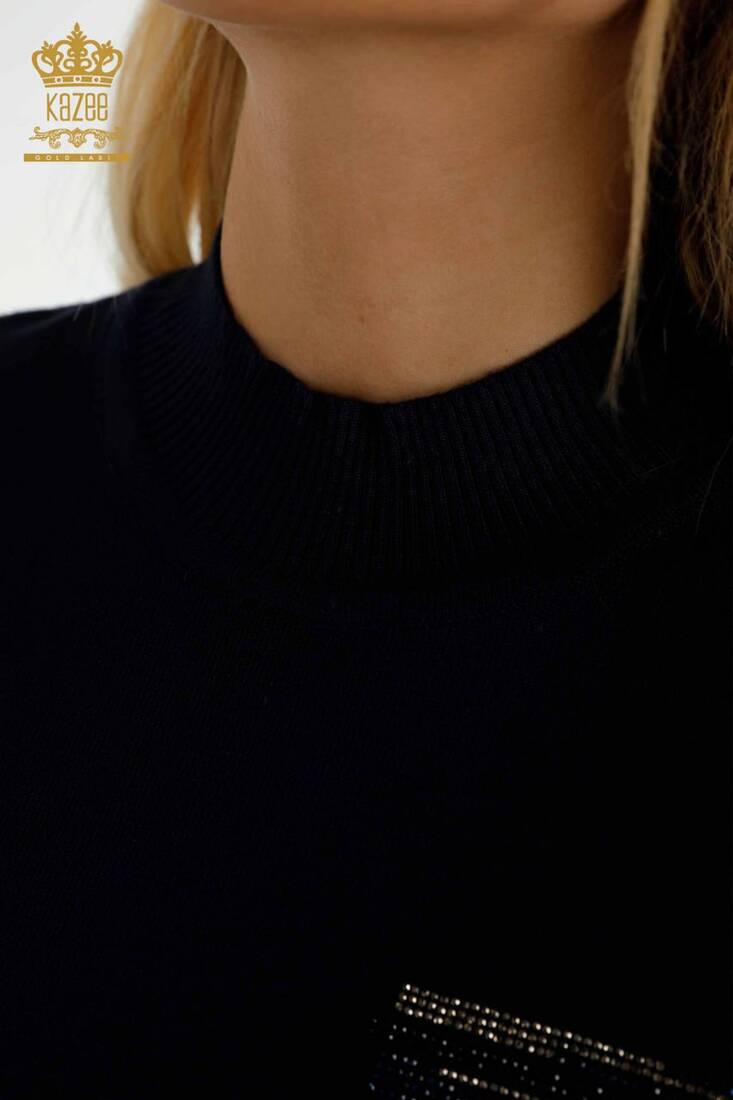 Женский трикотаж Stoned American Model Navy Blue - 30491 | КАZEЕ