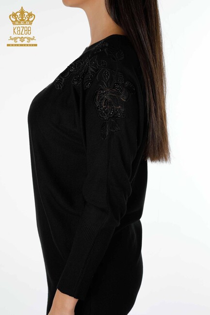 Женское платье с вышивкой черного цвета - 15159 | КАZЕЕ - Thumbnail